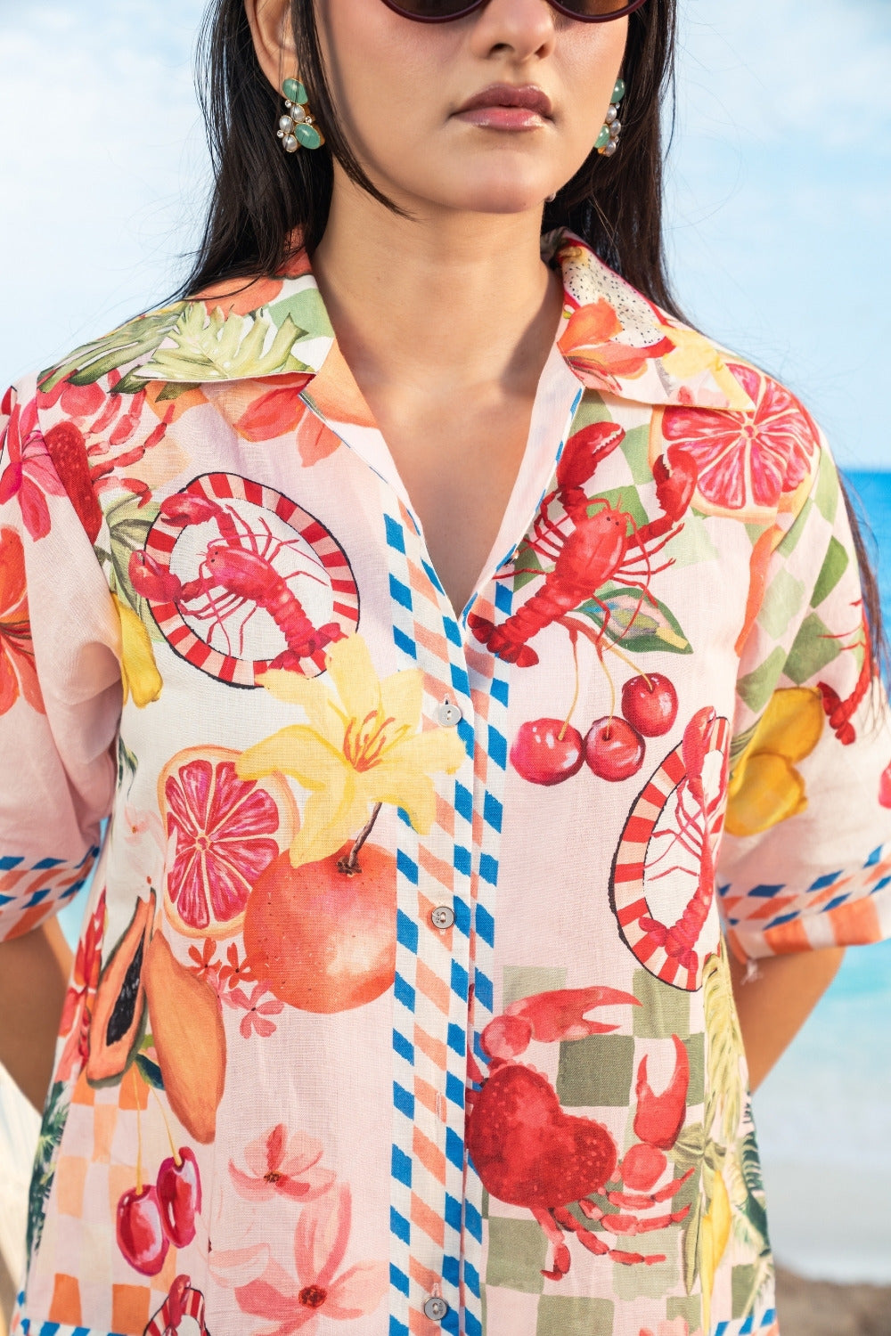 Scorpio & Fruits With Pink Pants