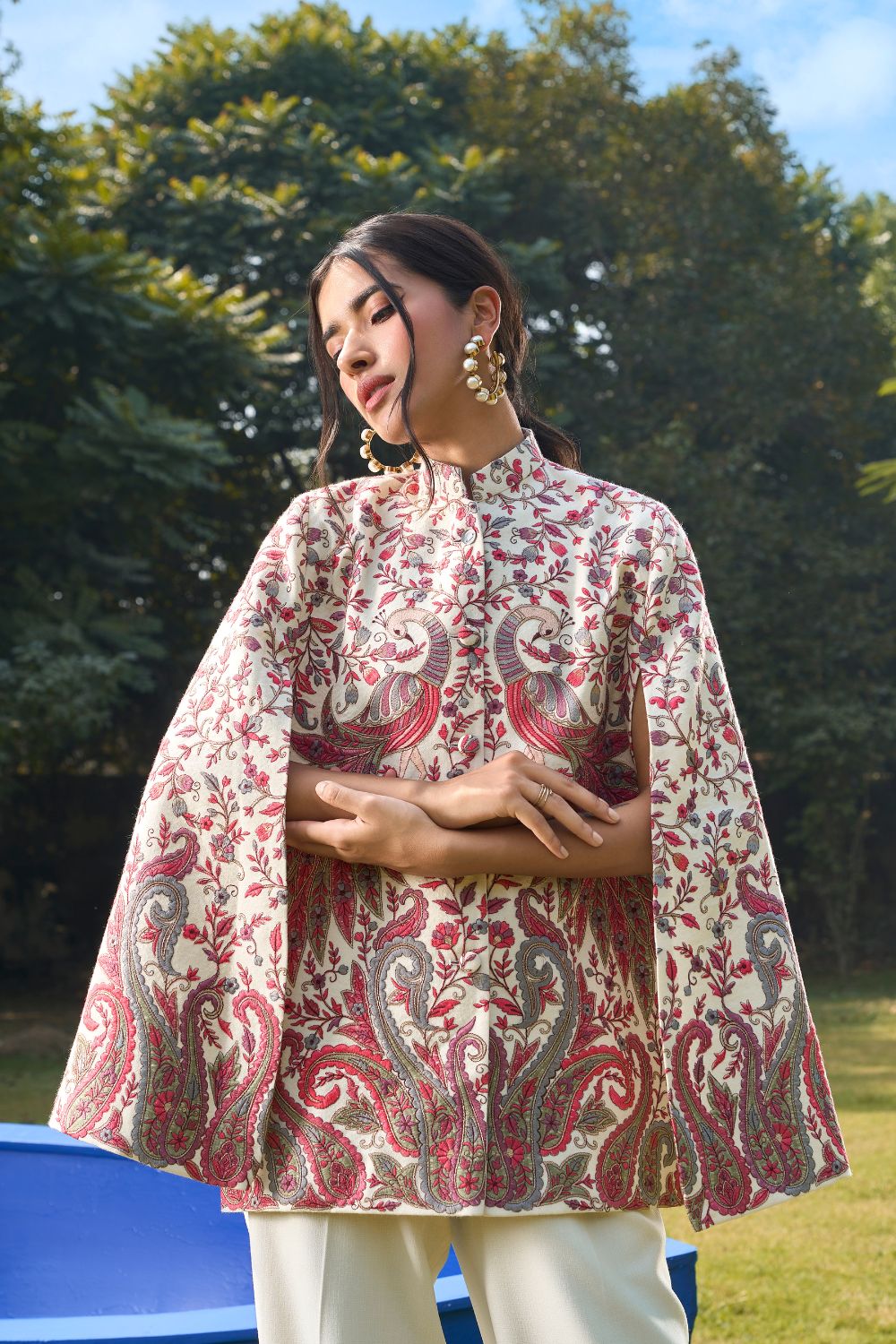 Peacock Reverie Cape