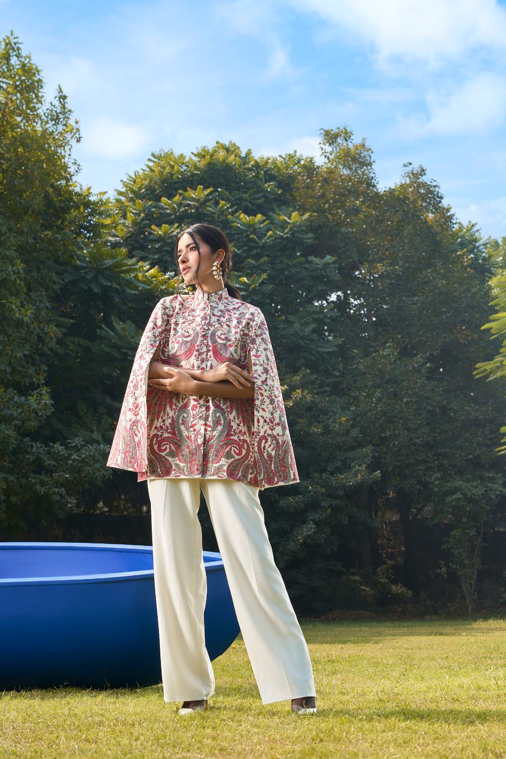 Peacock Reverie Cape
