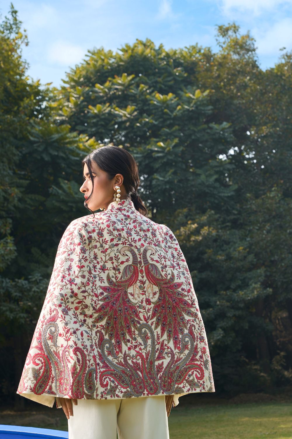 Peacock Reverie Cape