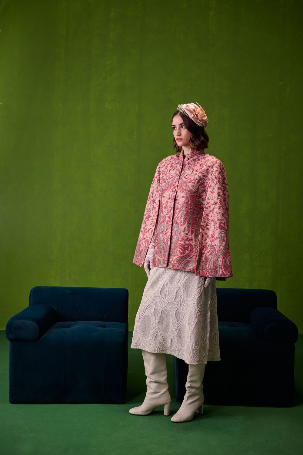 Peacock Reverie Cape
