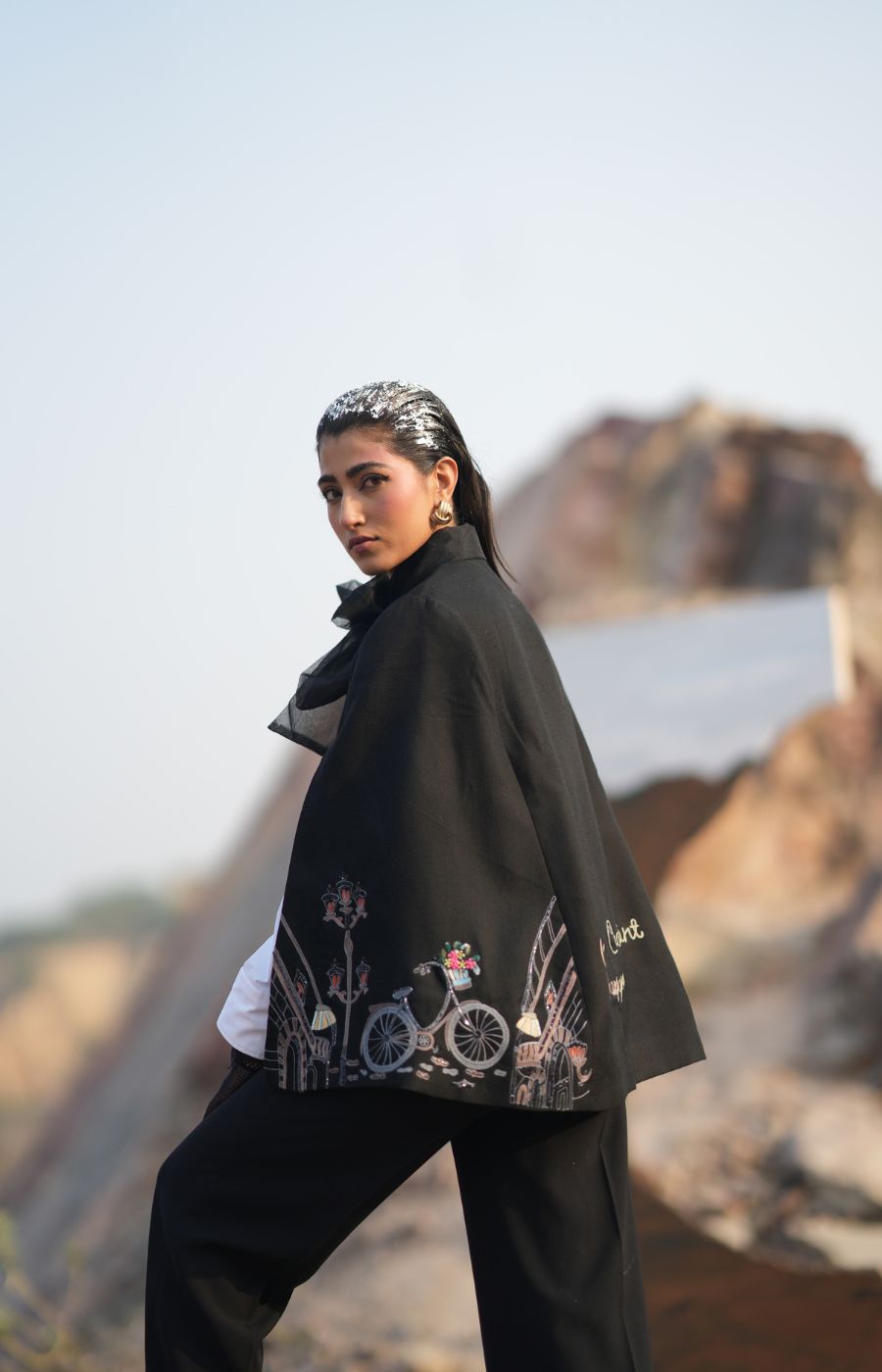 DHRITI MEHRA IN PARIS CAPE