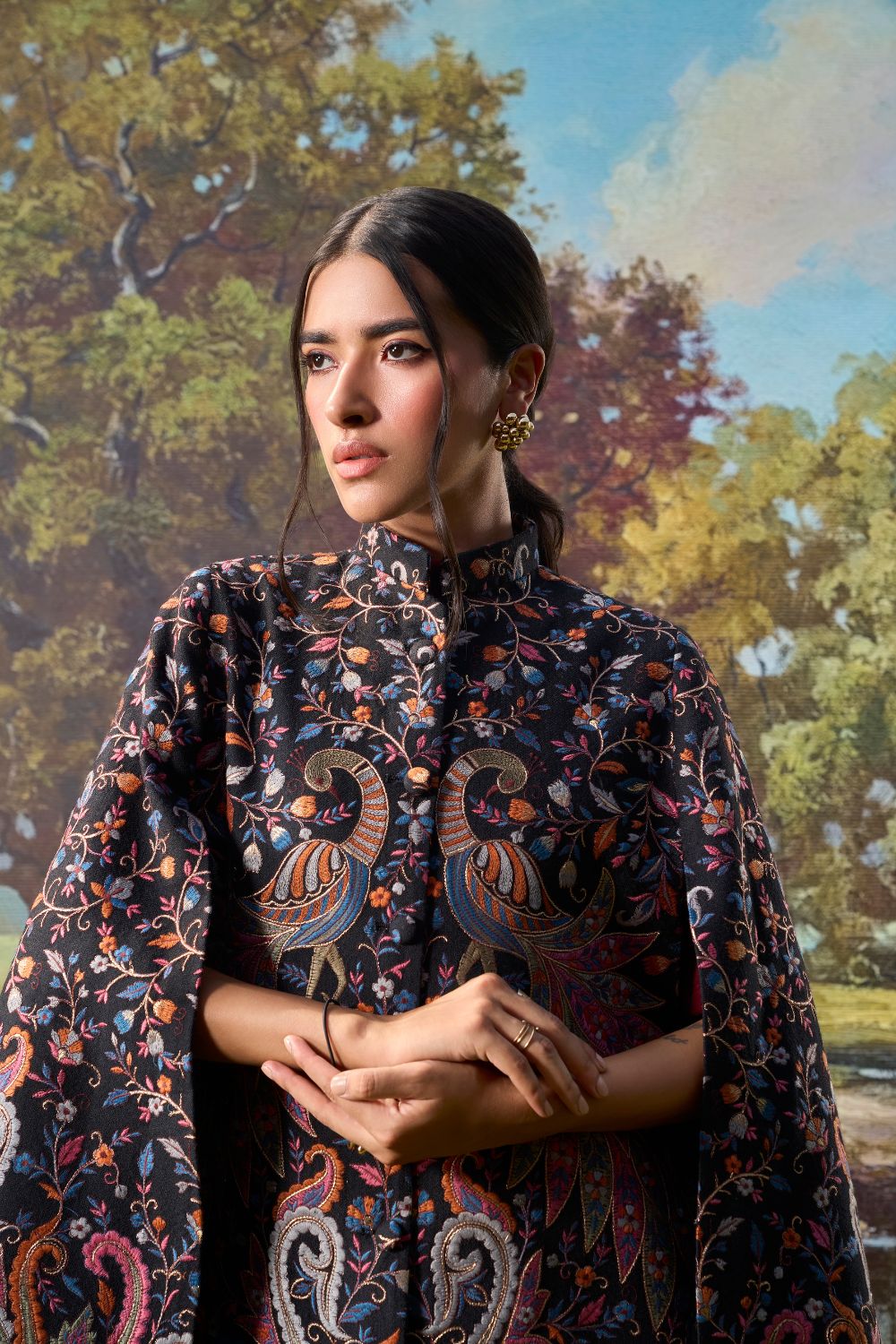 Peacock Reverie Cape
