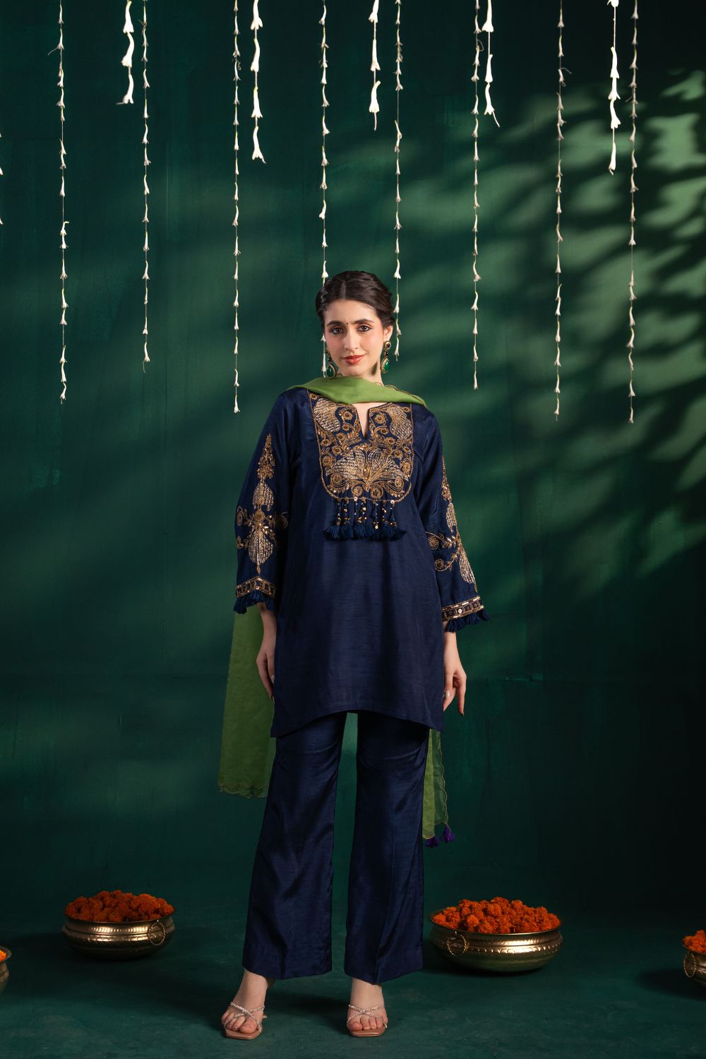 Ragh Midnight Blue 3 Piece Suit