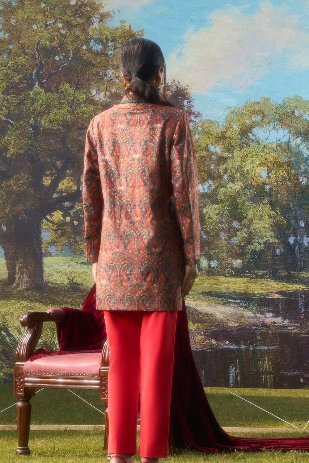 Silk Charm Blazer Dress