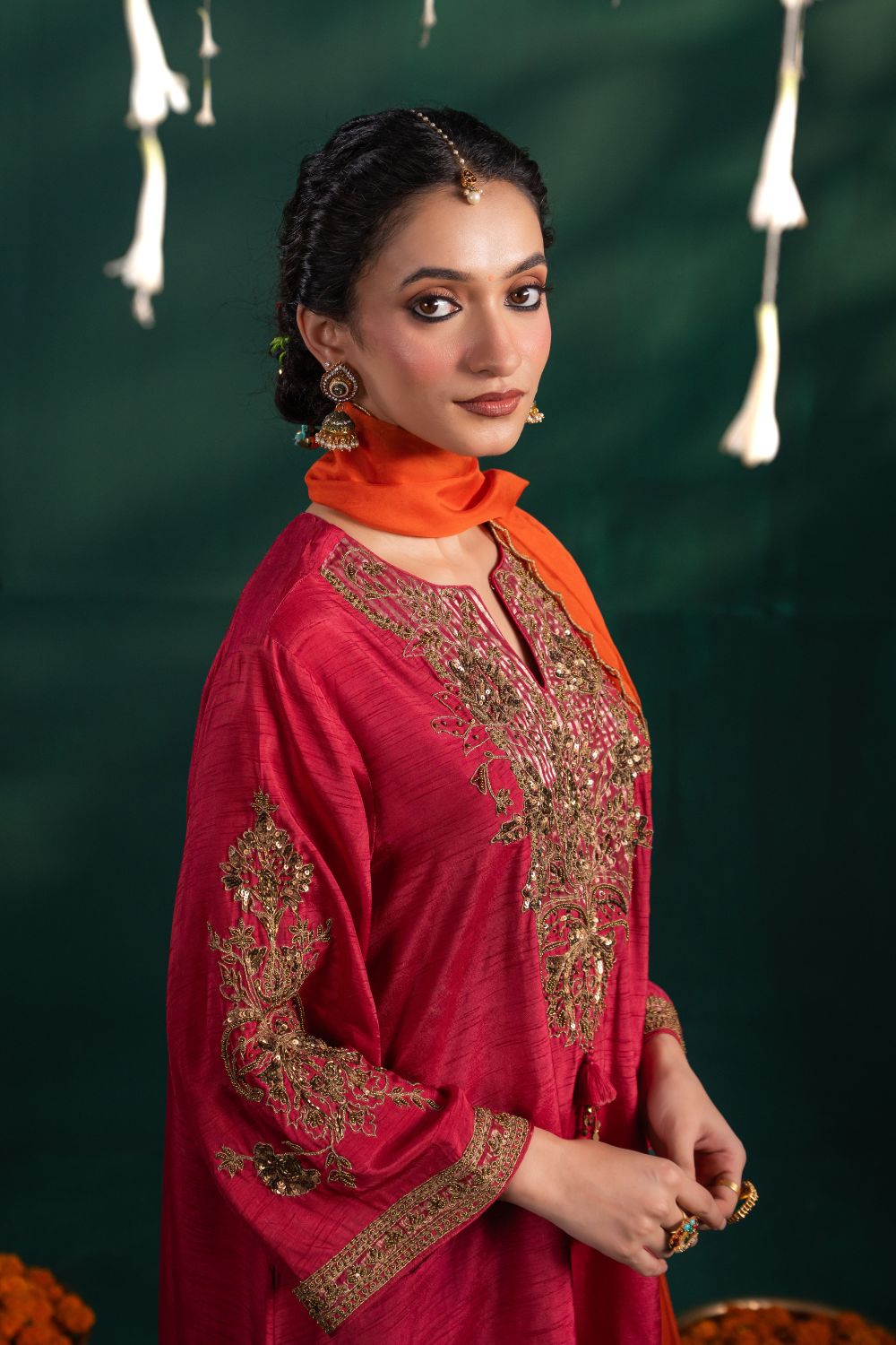Razz Garlet Rose 3 Piece suit