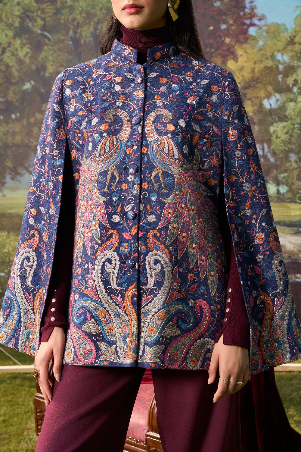 Peacock Reverie Cape