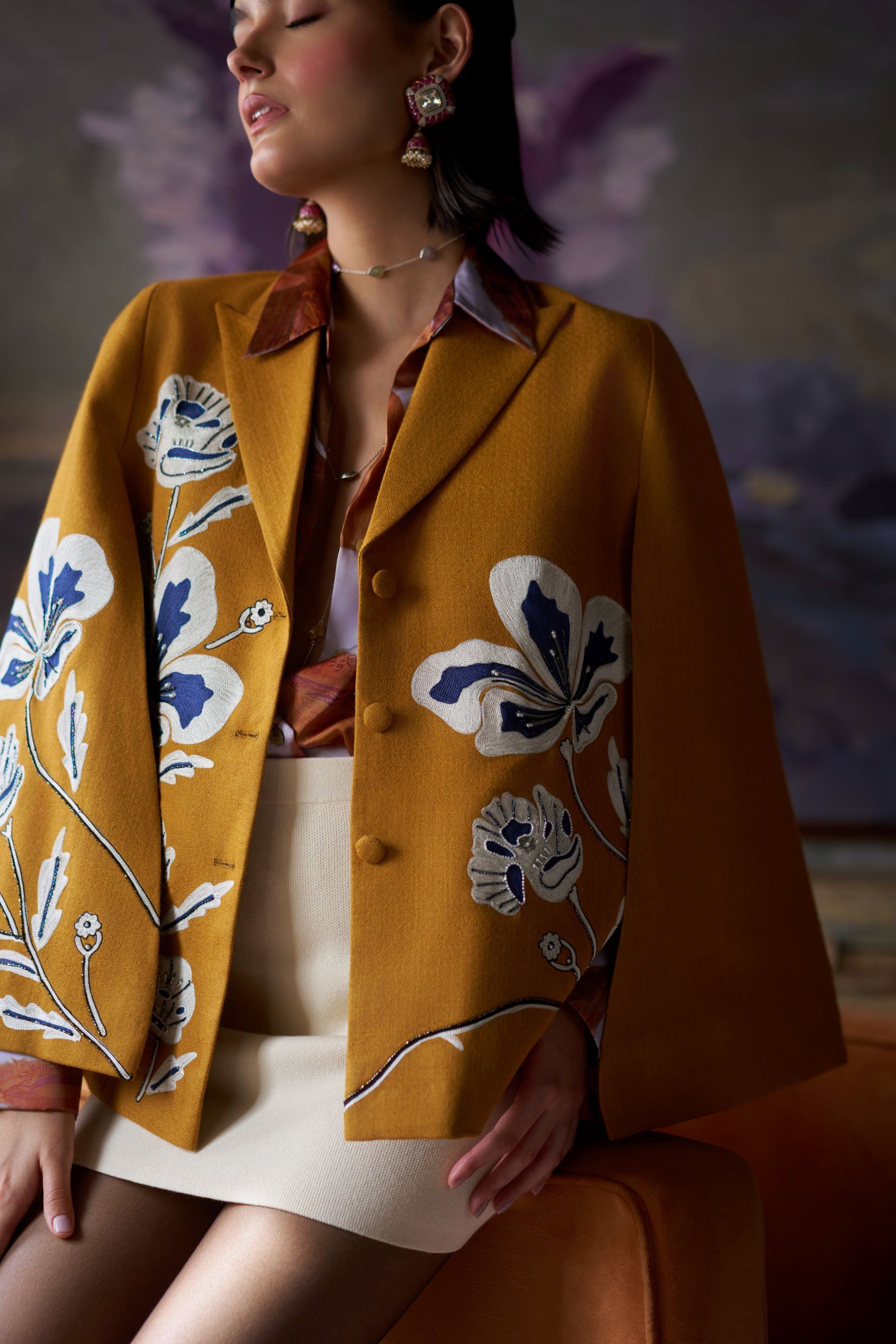 The Baroque Blossom cape