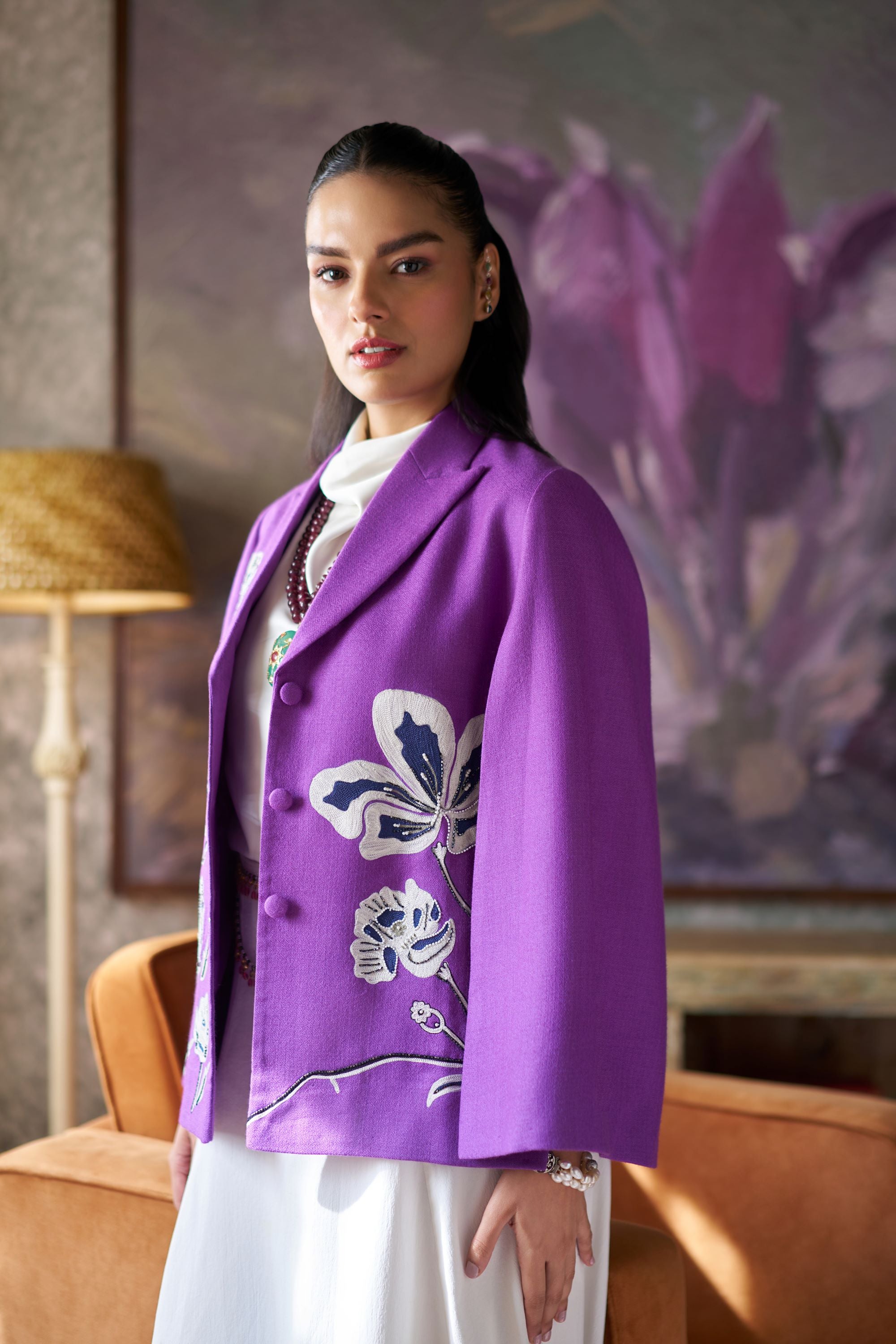 The Baroque Blossom cape