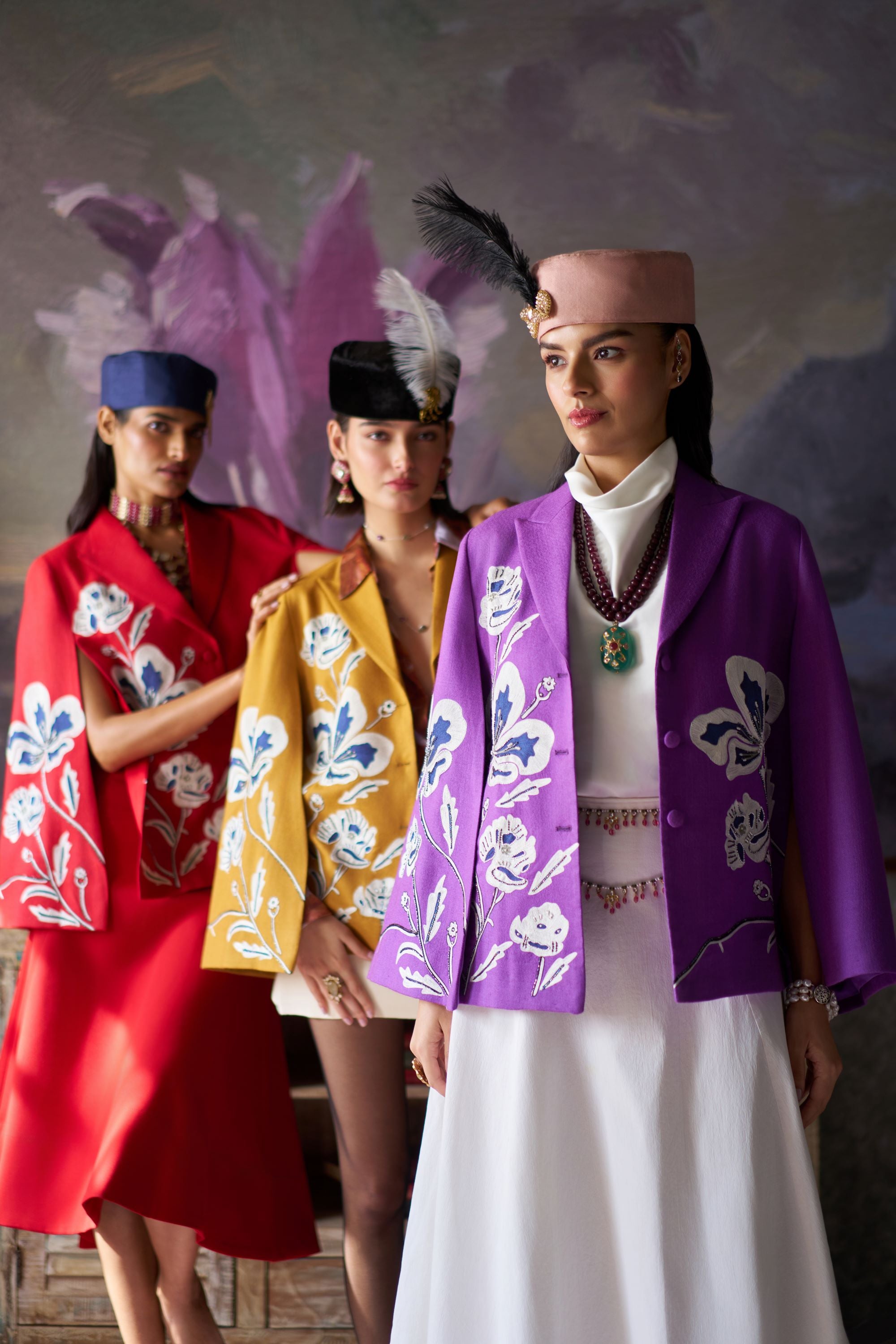 The Baroque Blossom cape