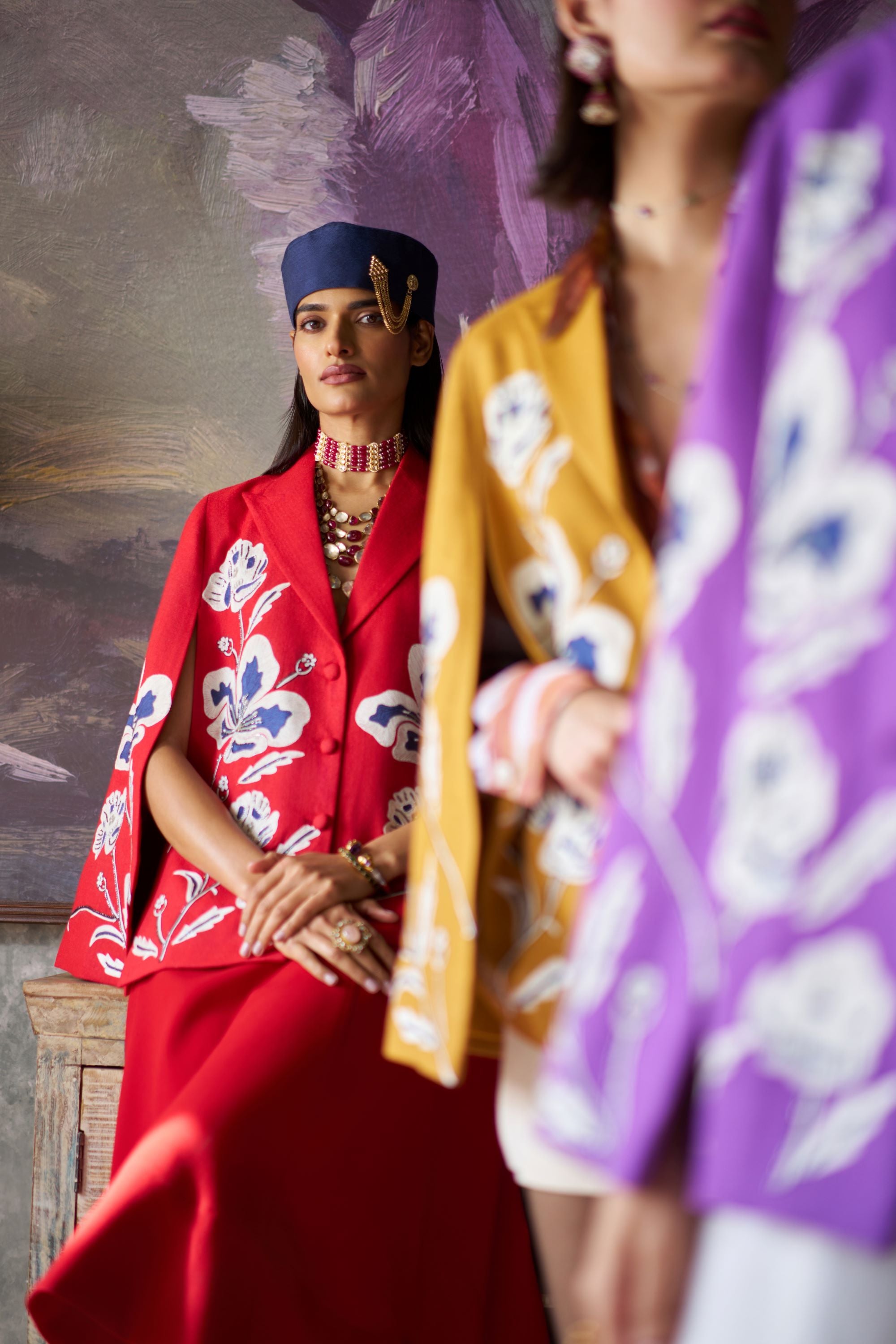 The Baroque Blossom cape