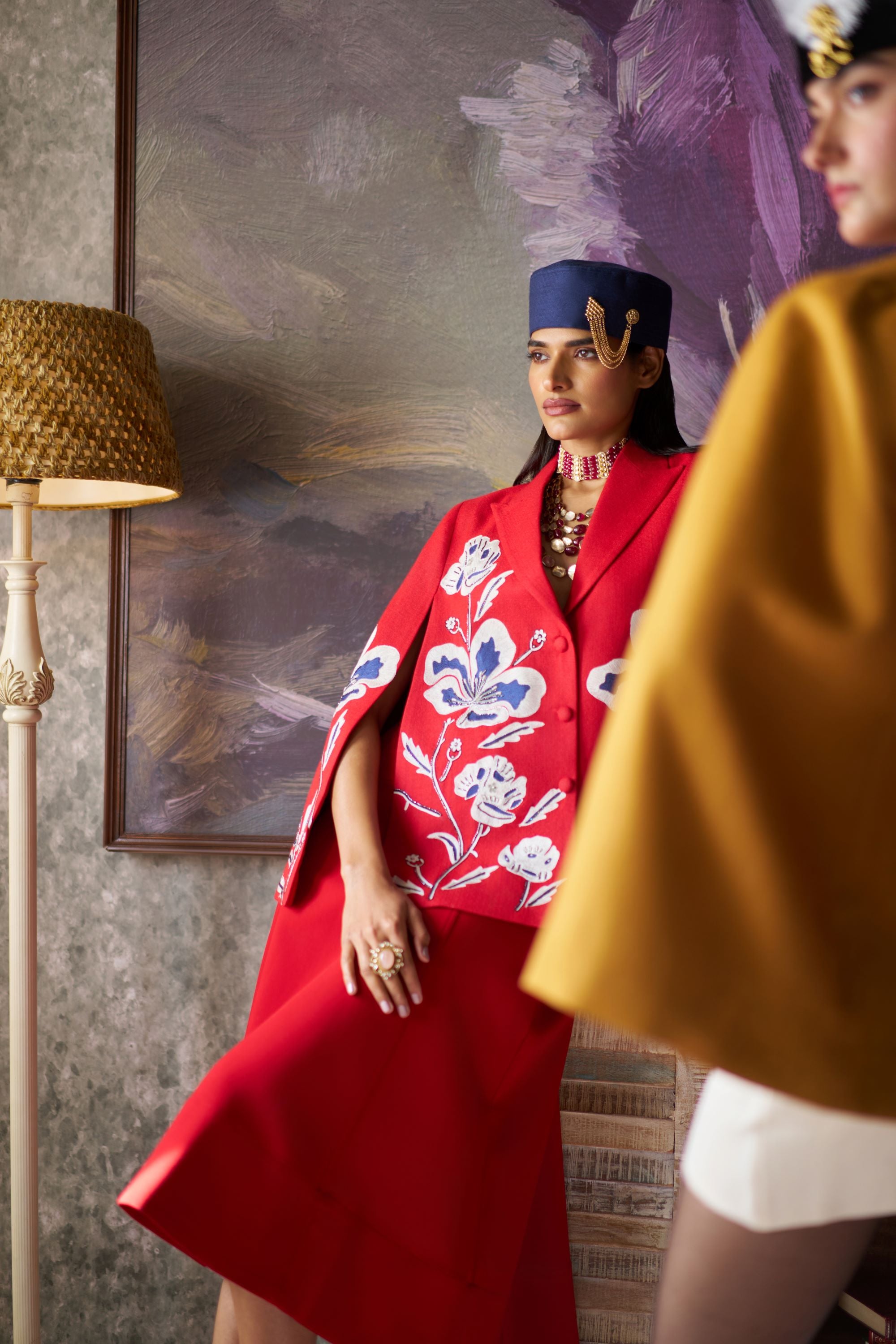 The Baroque Blossom cape