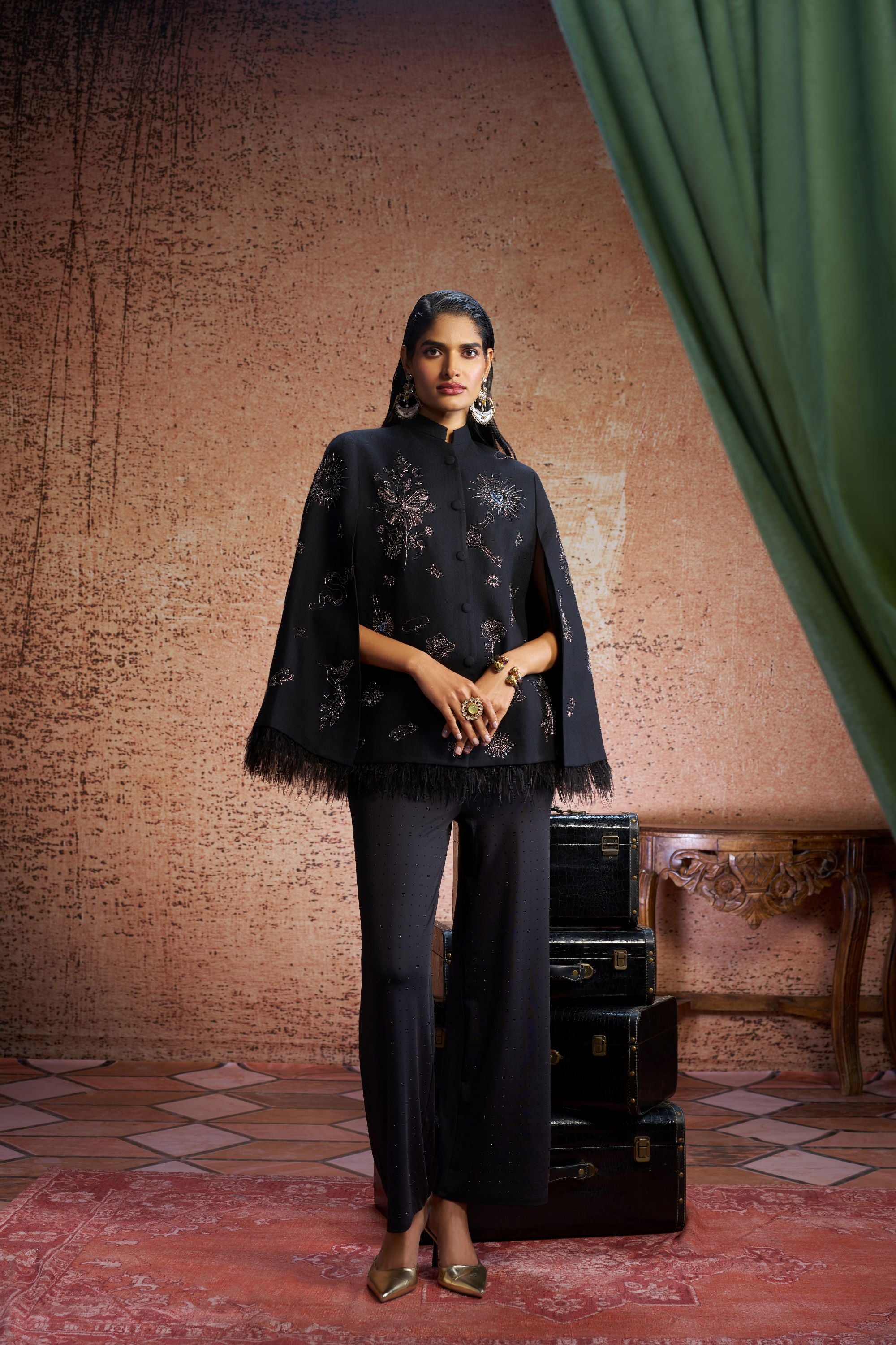 Celestial Fringe Cape