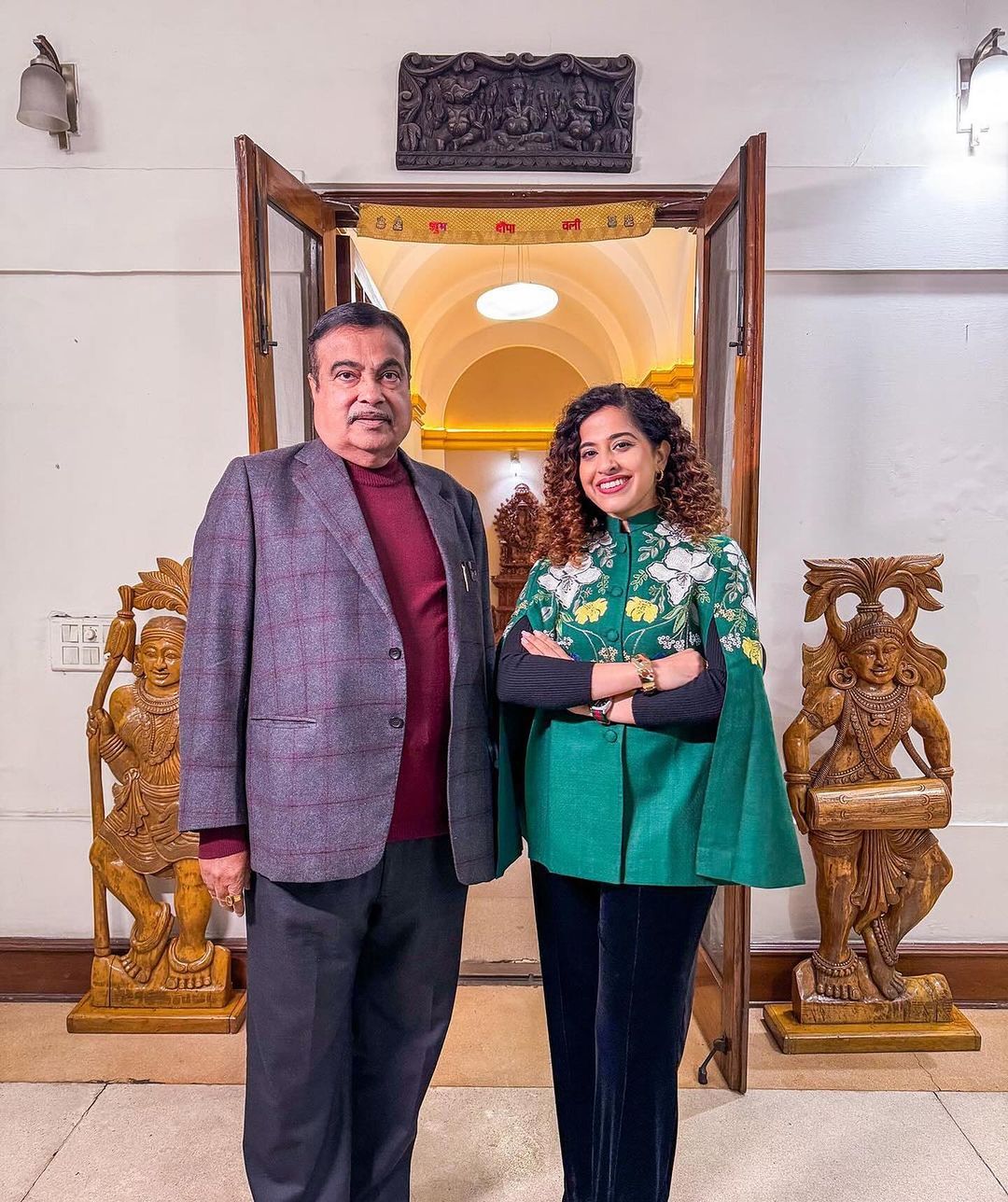 KAMYA JANI IN ORNATE CAPE