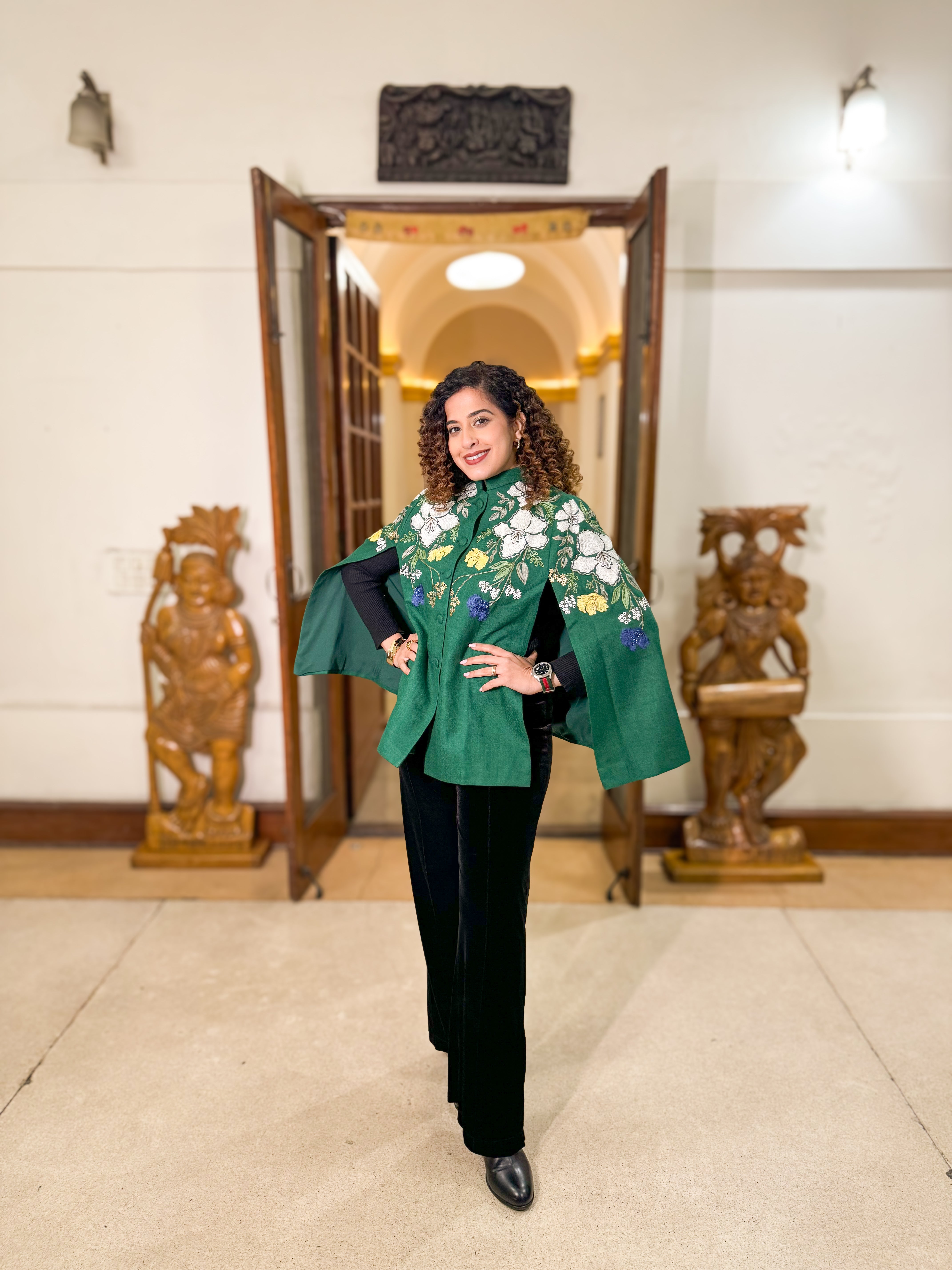 KAMYA JANI IN ORNATE CAPE