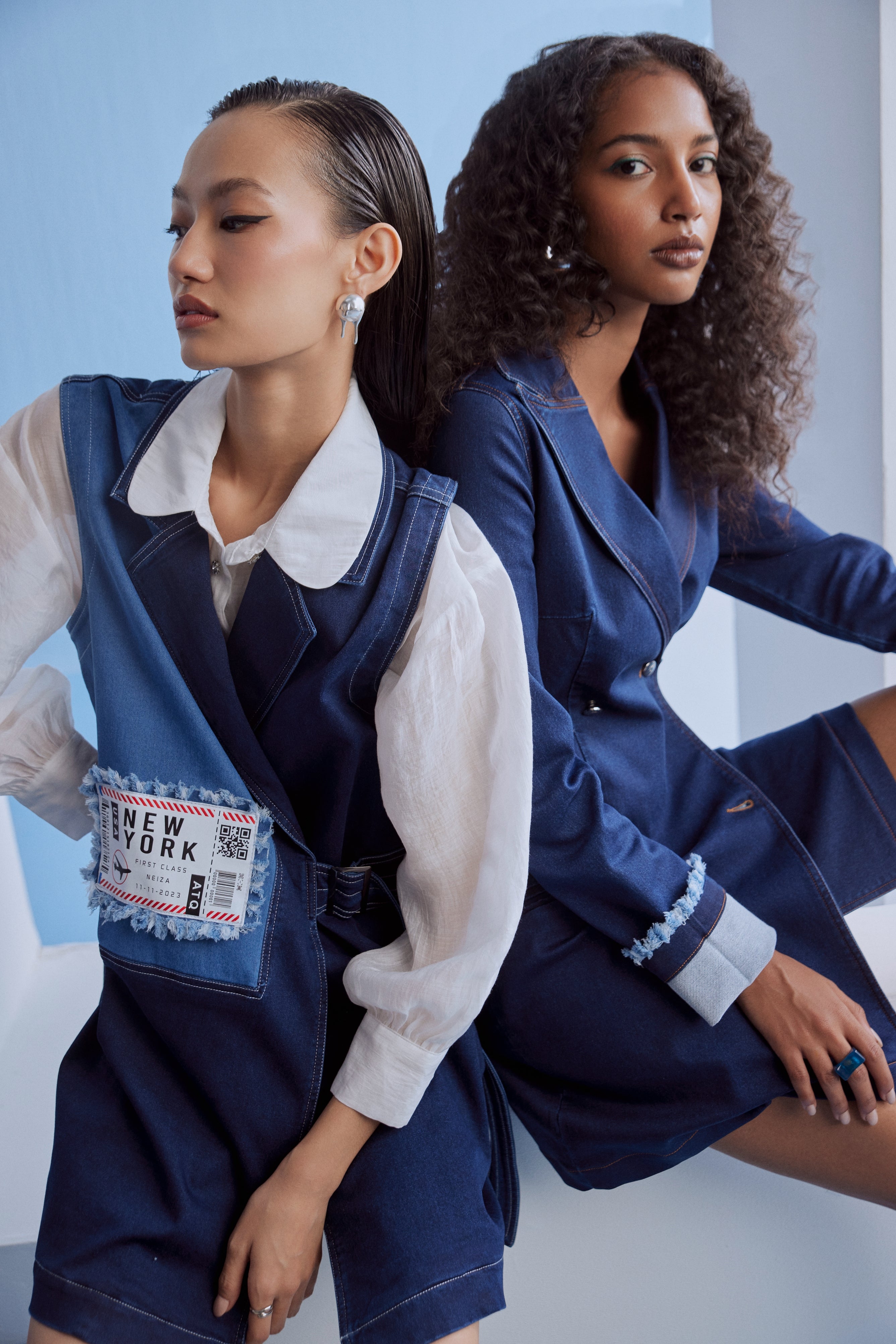 KAMYA JANI IN DENIM DRESS