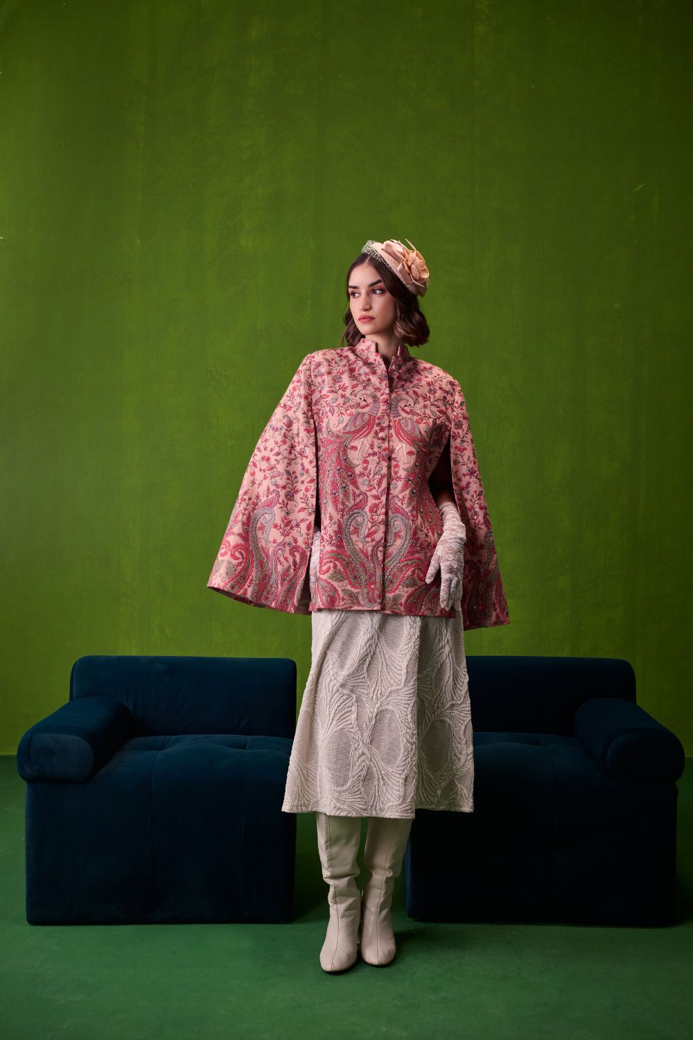 Peacock Reverie Cape