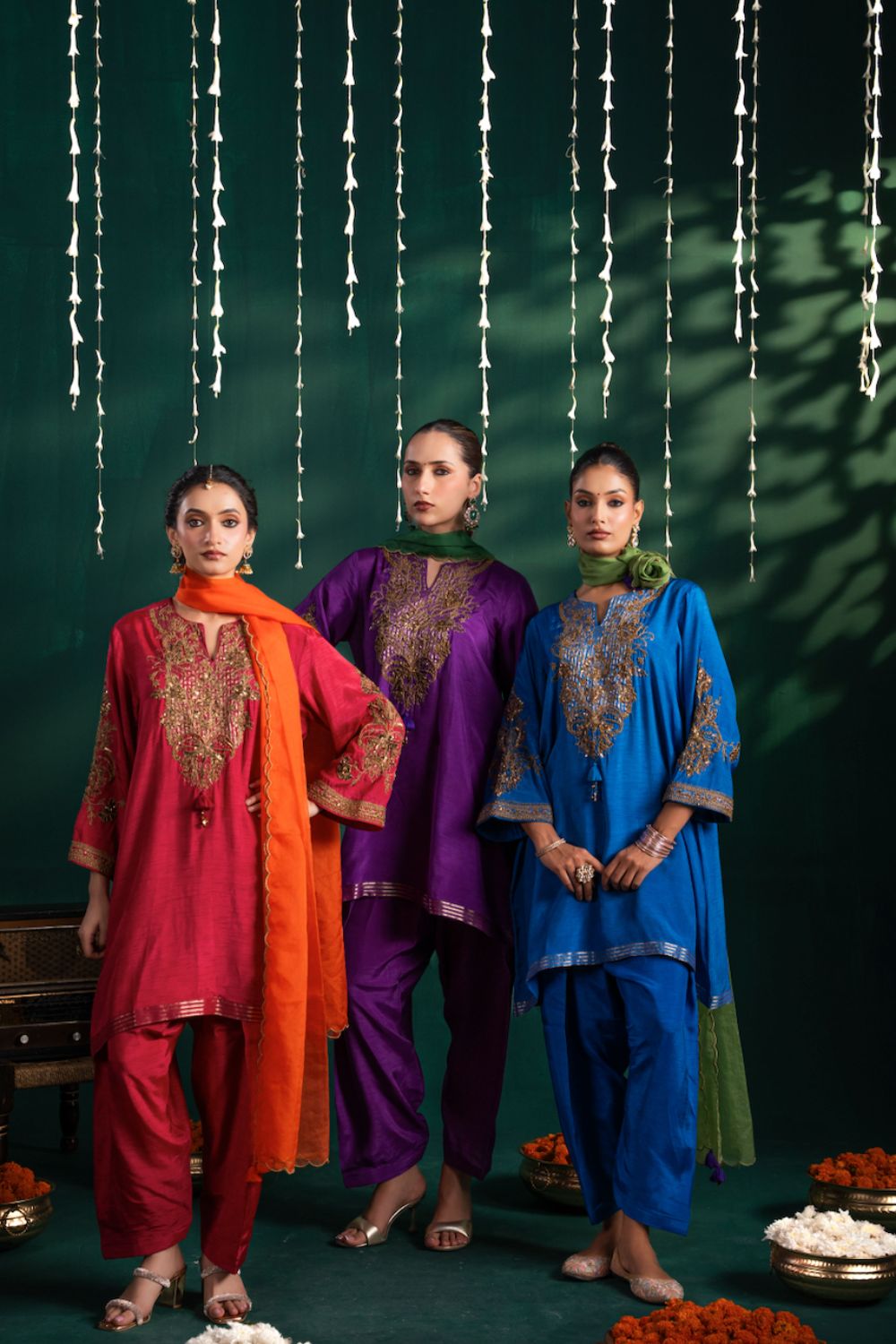 Razz Garlet Rose 3 Piece suit