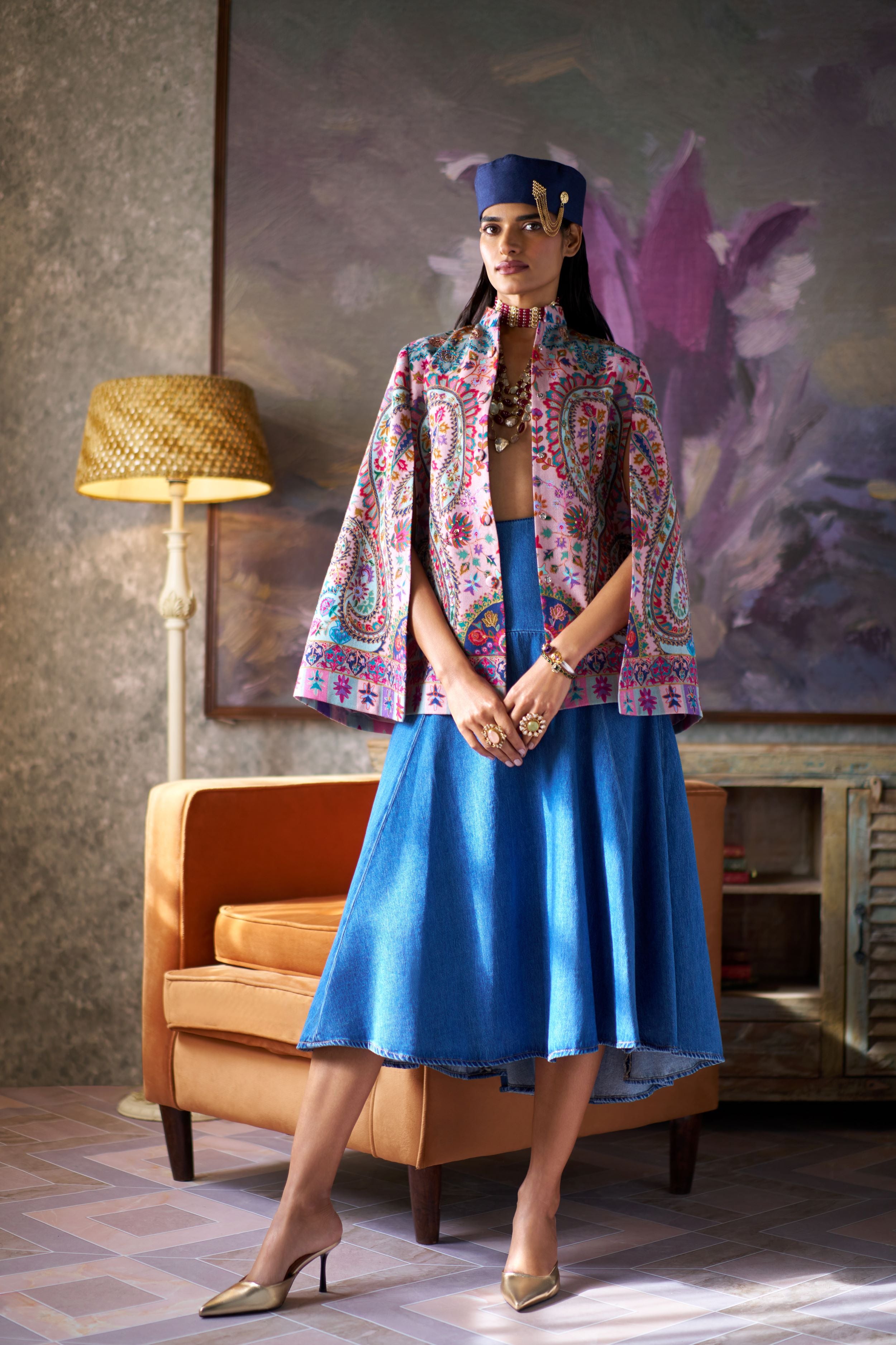 Signature Paisley Cape