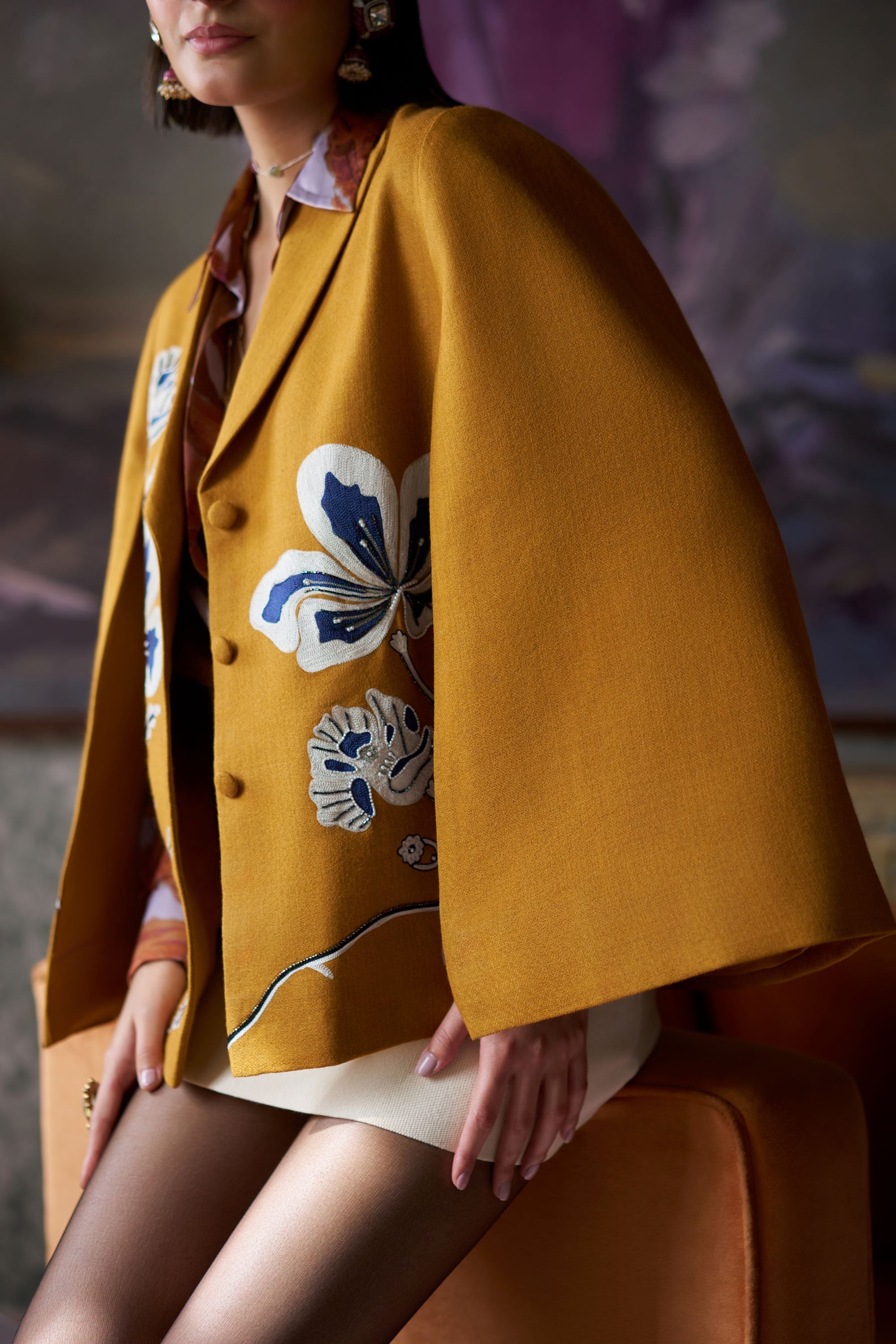 The Baroque Blossom cape