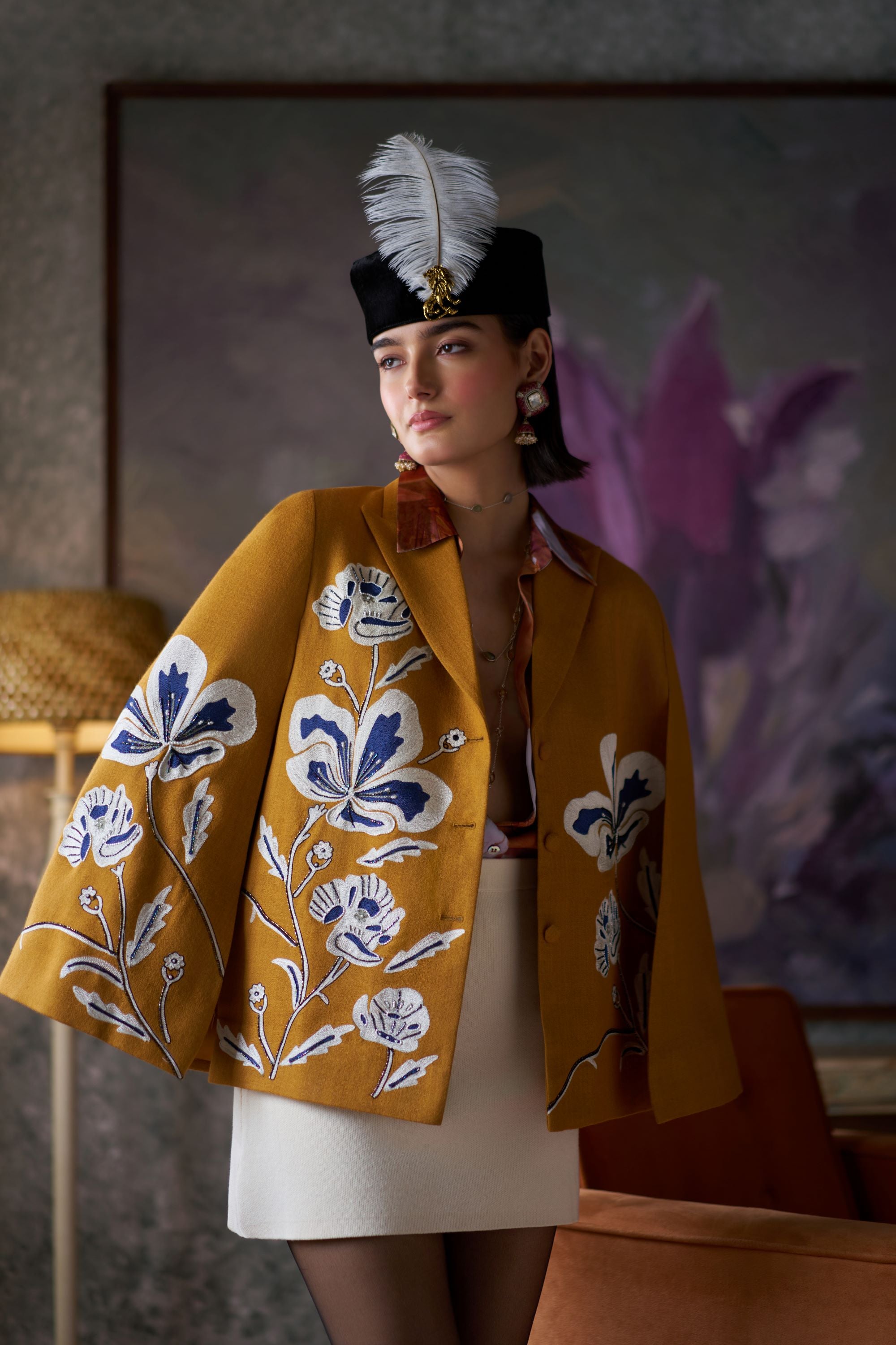 The Baroque Blossom cape