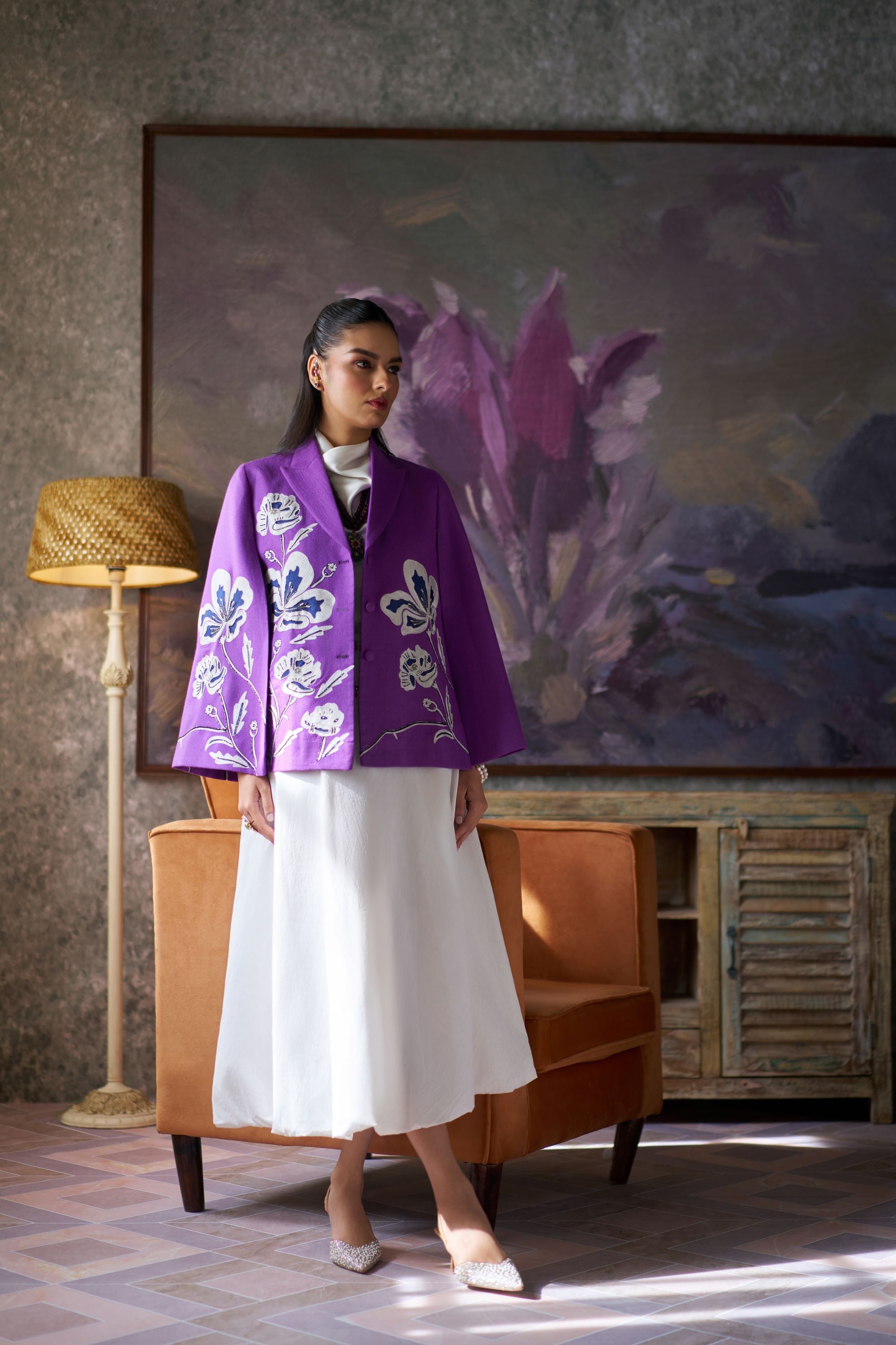 The Baroque Blossom cape