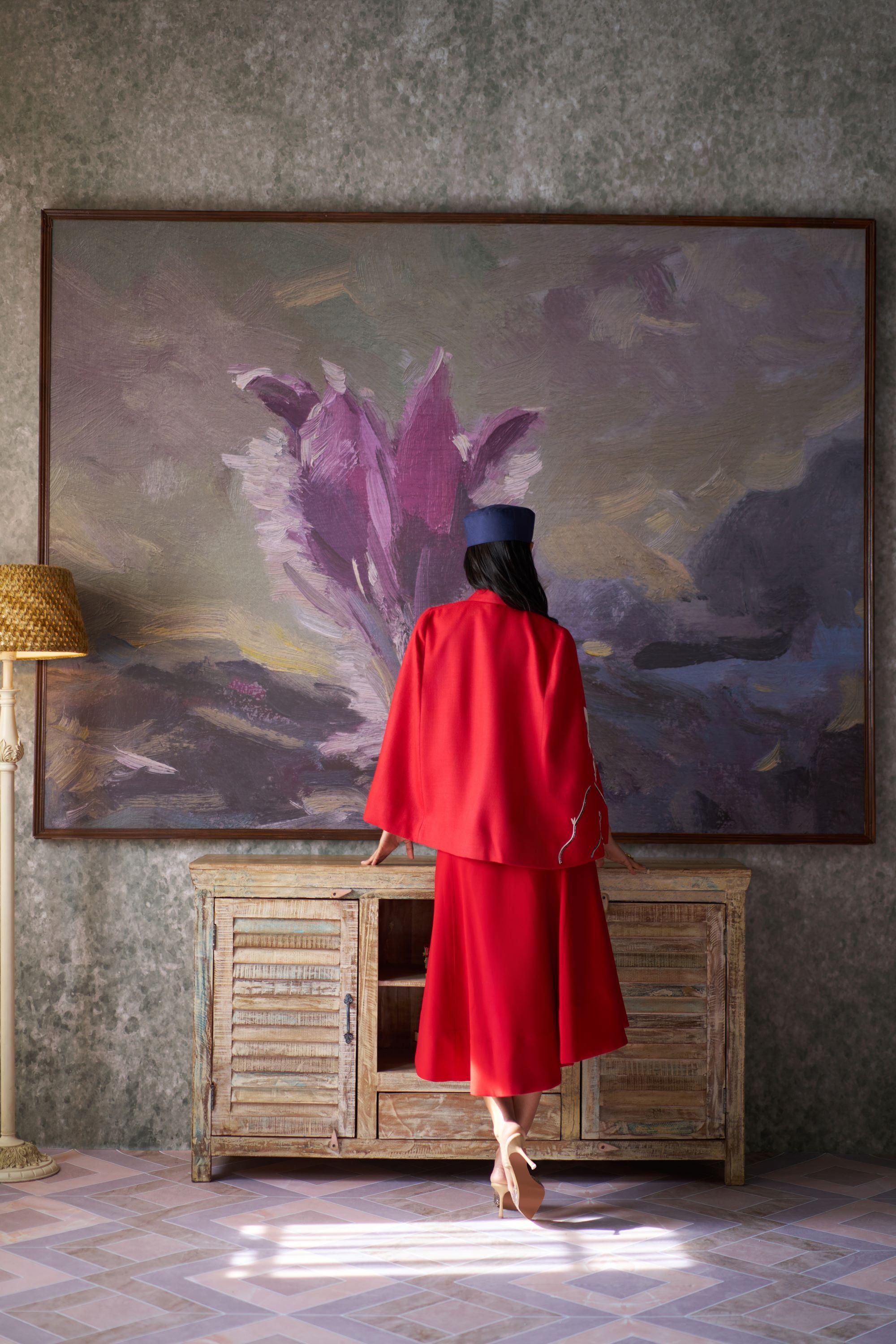 The Baroque Blossom cape