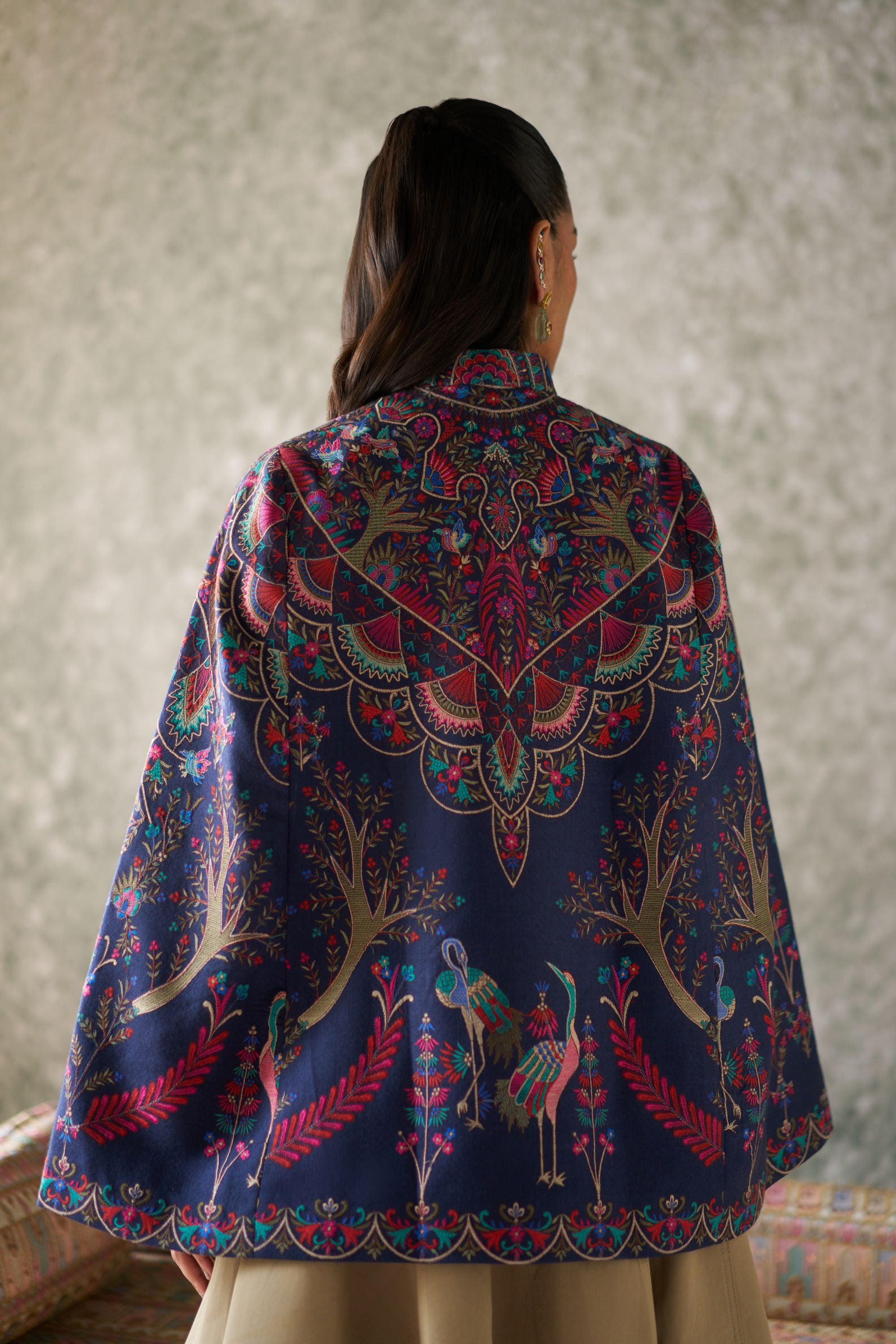 Kashmiri Bloom Cape