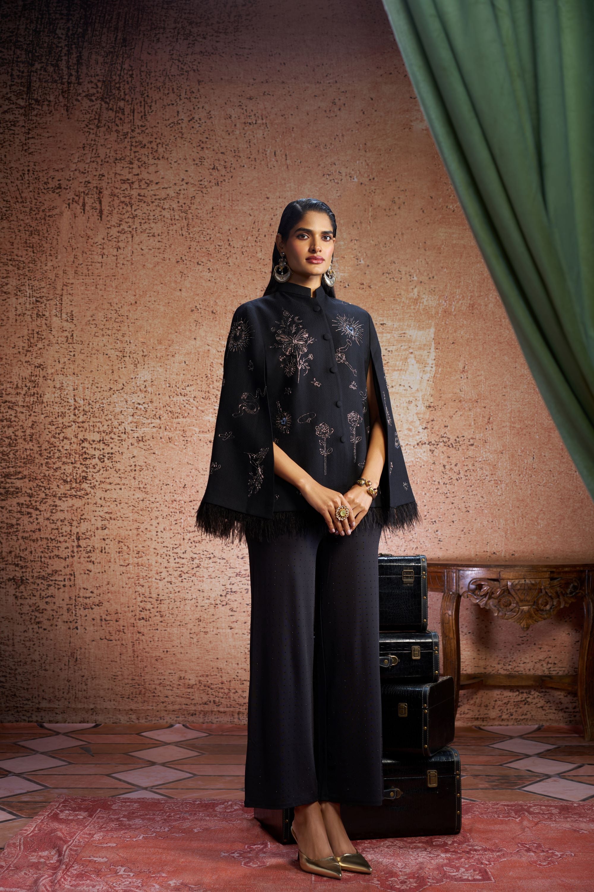 Celestial Fringe Cape